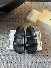 Colestore The Row Ginza Leather Sandals Black - 1