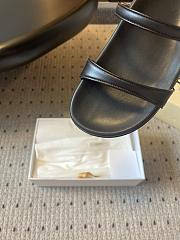 Colestore The Row Ginza Leather Sandals Black - 6