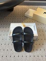 Colestore The Row Ginza Leather Sandals Black - 5