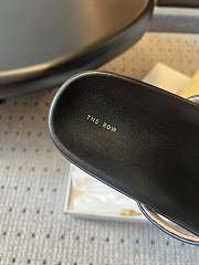 Colestore The Row Ginza Leather Sandals Black - 4