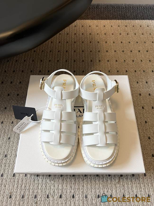 Colestore Prada White Fisherman Sandal - 1