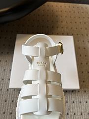 Colestore Prada White Fisherman Sandal - 6