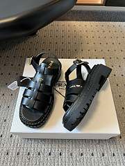 Colestore Prada Black Fisherman Sandal - 2