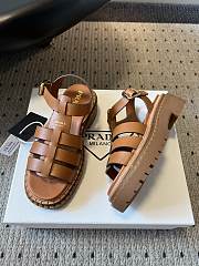 Colestore Prada Tan Fisherman Sandal - 4