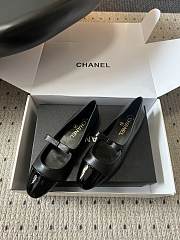 Colestore Chanel Mary Jane Bicolor Patent Cap-Toe Shoes Black - 4