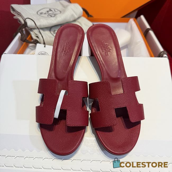 Colestore Hermes Oasis Sandal Rose Framboise - 1