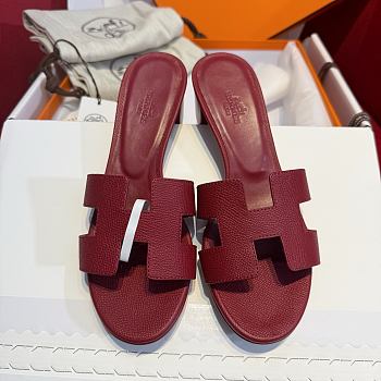 Colestore Hermes Oasis Sandal Rose Framboise