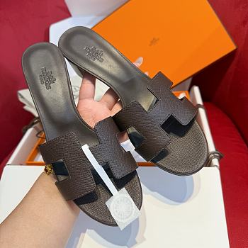 Colestore Hermes Oasis Sandal Dark Chocolate Brown