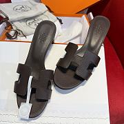 Colestore Hermes Oasis Sandal Dark Chocolate Brown - 4