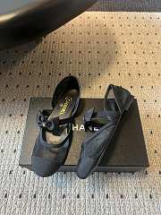 Colestore Chanel Mary Janes Mesh & Grosgrain Black - 4
