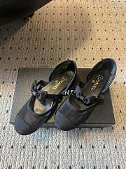 Colestore Chanel Mary Janes Mesh & Grosgrain Black - 3