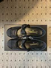 Colestore Chanel Mary Janes Mesh & Grosgrain Black - 2