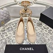 Colestore Chanel Spring-Summer 25P Raphia Ballet Flats in Beige - 1