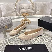Colestore Chanel Spring-Summer 25P Raphia Ballet Flats in Beige - 6