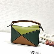 Colestore Loewe Calfskin Mini Puzzle Bag Kiwi 18x11x7.5cm - 4