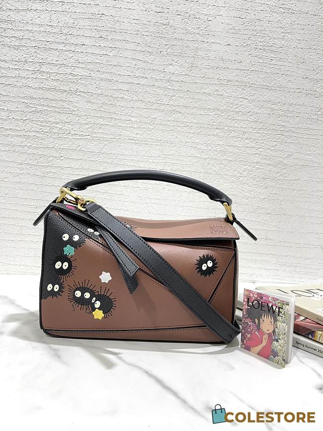 Colestore Loewe Puzzle Small Bag x Studio Ghibli Totoro 24x16x10cm - 1