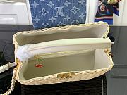Colestore Louis Vuitton LV x TM Capucines BB Multicolowhite Rattan 27x18x9cm - 6