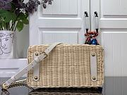 Colestore Louis Vuitton LV x TM Capucines BB Multicolowhite Rattan 27x18x9cm - 3