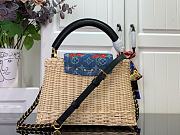 Colestore Louis Vuitton LV x TM Capucines BB Multicoloblack Rattan 27x18x9cm - 2