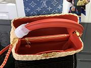 Colestore Louis Vuitton LV x TM Capucines BB Multicolored Rattan 27x18x9cm - 2