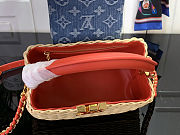 Colestore Louis Vuitton LV x TM Capucines Mini Multicolored Rattan 13.6 x 8 x 21cm - 5