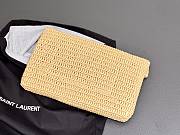 Colestore YSL Saint Laurent Cassandre Large Envelope Pouch in Raffia 29.5×18×4.5cm - 2
