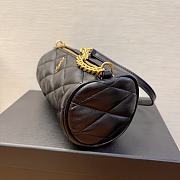 Colestore YSL Saint Laurent Mini Sade Tube Bag Black Leather 20x10x10cm - 6