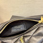 Colestore YSL Saint Laurent Mini Sade Tube Bag Black Leather 20x10x10cm - 4