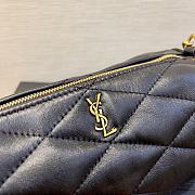 Colestore YSL Saint Laurent Mini Sade Tube Bag Black Leather 20x10x10cm - 3