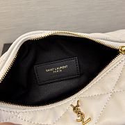Colestore YSL Saint Laurent Mini Sade Tube Bag White Leather 20x10x10cm - 6
