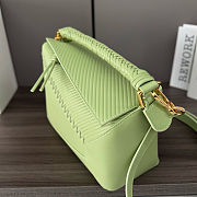 Colestore Loewe Small Puzzle Bag in Calfskin Green 24x10.5x16cm - 6