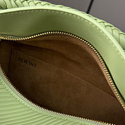 Colestore Loewe Small Puzzle Bag in Calfskin Green 24x10.5x16cm - 5