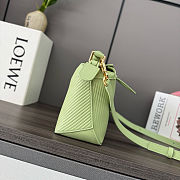 Colestore Loewe Small Puzzle Bag in Calfskin Green 24x10.5x16cm - 2