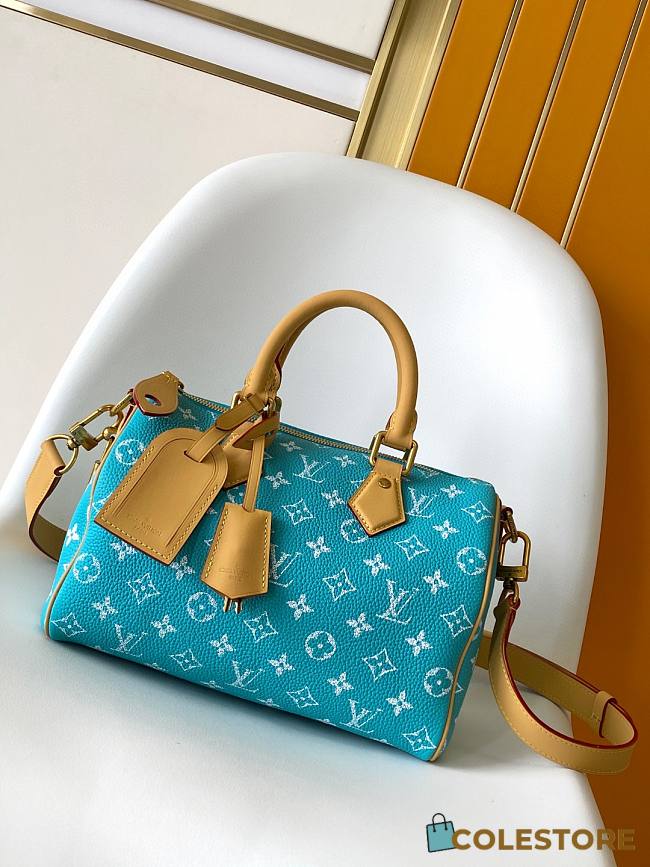 Colestore Louis Vuitton Speedy P9 Bandoulière 25 in Turquoise 25x15x15cm - 1
