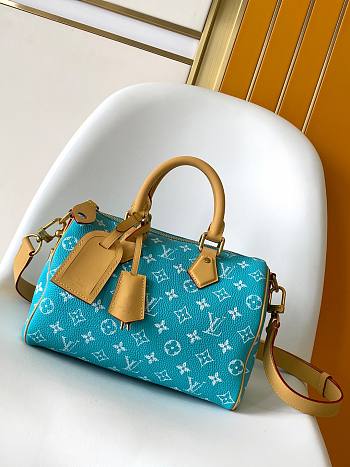 Colestore Louis Vuitton Speedy P9 Bandoulière 25 in Turquoise 25x15x15cm