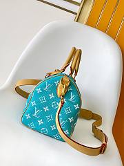 Colestore Louis Vuitton Speedy P9 Bandoulière 25 in Turquoise 25x15x15cm - 5