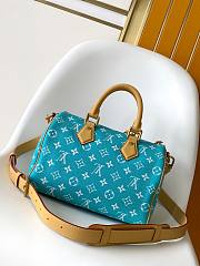 Colestore Louis Vuitton Speedy P9 Bandoulière 25 in Turquoise 25x15x15cm - 3