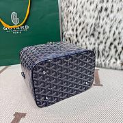 Colestore Goyard Goyardine Muse Vanity Case Navy 15x20x14cm - 4