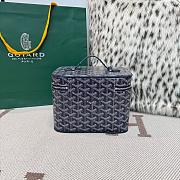 Colestore Goyard Goyardine Muse Vanity Case Navy 15x20x14cm - 2