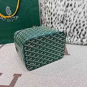 Colestore Goyard Goyardine Muse Vanity Case Green 15x20x14cm - 6