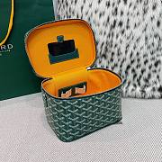 Colestore Goyard Goyardine Muse Vanity Case Green 15x20x14cm - 5