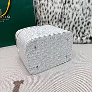 Colestore Goyard Goyardine Muse Vanity Case White 15x20x14cm - 2