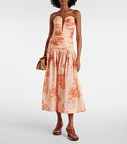 Colestore Zimmermann Cascadian Strapless Midi Dress - 1