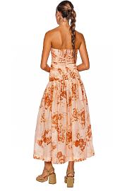 Colestore Zimmermann Cascadian Strapless Midi Dress - 6