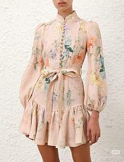 Colestore Zimmermann Illuminate Peplum Mini Dress - 2