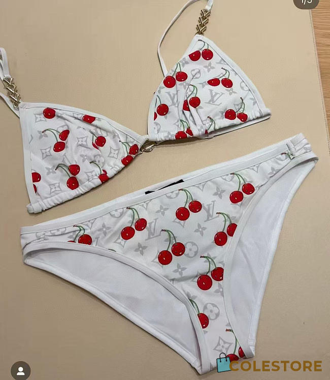 Colestore Louis Vuitton LV x TM Cherry Bikini White - 1