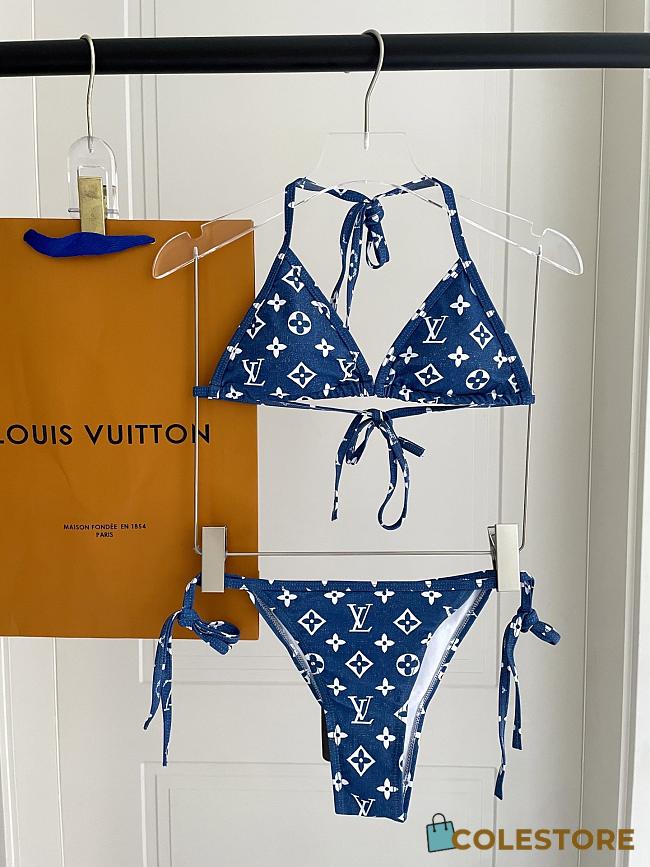 Colestore Louis Vuitton Monogram Blue Bikini - 1
