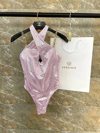 Colestore Versace One Piece Swimsuit/Bikini Pink