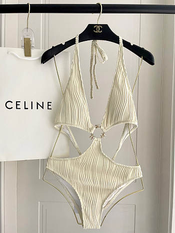 Colestore Celine One Piece Ivory Swimsuit/Bikini