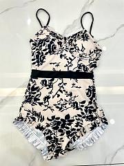 Colestore Chanel Floral One-Piece Swimsuit/Bikini - 3